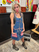 Denim Apron Jumper - Vintage Style Overall Statement Piece - Reckless Swagger