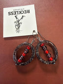 Earrings - Black Acrylic - Reckless Swagger