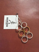 Earrings - Mixed Metal Triple Hoops - Reckless Swagger