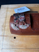 Earrings - Small rainbow tassels with gold accents - Reckless Swagger