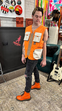 Eddie Bauer Unisex Orange Vest - Reckless Swagger