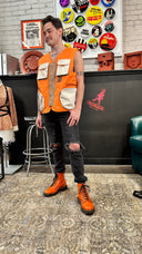 Eddie Bauer Unisex Orange Vest - Reckless Swagger