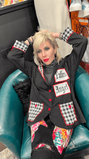 Fallen Angels with Wings Punk Statement Jacket | One - of - a - Kind Couture - Reckless Swagger