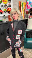 Fallen Angels with Wings Punk Statement Jacket | One - of - a - Kind Couture - Reckless Swagger