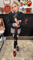 Fallen Angels with Wings Punk Statement Jacket | One - of - a - Kind Couture - Reckless Swagger