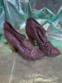 Fiorentini Baker Ruched Metallic Brown - Reckless Swagger