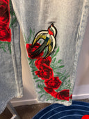 Flowers & Birds Jeans - Reckless Swagger