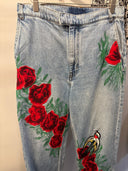 Flowers & Birds Jeans - Reckless Swagger
