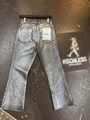 Frame Silver Coated Crop - Reckless Swagger