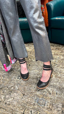 Free Bird Snakeskin Double Strap Shoes - Reckless Swagger