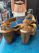 Free People Nubuck Suede Snake Print Clog - Reckless Swagger
