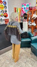 Fringe Tweed Jacket | Reworked British Classic with Western Edge - Reckless Swagger