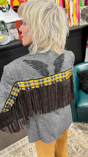 Fringe Tweed Jacket | Reworked British Classic with Western Edge - Reckless Swagger