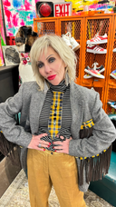 Fringe Tweed Jacket | Reworked British Classic with Western Edge - Reckless Swagger