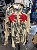 Graffiti Gloves Neck Tie Shirt - Reckless Swagger