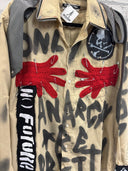 Graffiti Gloves Neck Tie Shirt - Reckless Swagger