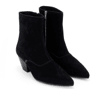 Grain Leather Black Winklepicker Boot - Reckless Swagger
