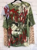 Green leopard-print t-shirt - Reckless Swagger