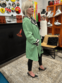 Green Skull Zebra Punk Jacket - Reckless Swagger
