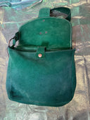 Green Suede Hobo Sling - Reckless Swagger