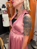 Haley Bop Pink Satin Gingham Alter Dress - Reckless Swagger