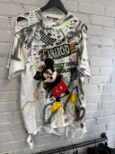 Hand-painted Punk Graphic T-shirt - Reckless Swagger