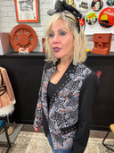 Hand - Painted Stars & Skulls Embellished Upcycled Jacket - Reckless Swagger