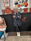 Harris Tweed & Denim Brass Jacket – Statement Heritage Punk Outerwear - Reckless Swagger