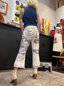 Joker Jeans Painted - Hand - Painted Upcycled Denim | Reckless Swagger - Reckless Swagger