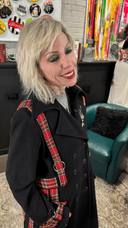 Kilt Red Tartan "Bondage" Coat - Reckless Swagger