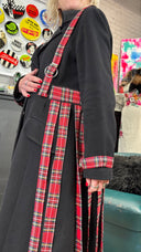 Kilt Red Tartan "Bondage" Coat - Reckless Swagger