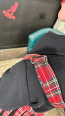 Kilt Red Tartan "Bondage" Coat - Reckless Swagger