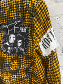 Kortaku Punk Anarchy Golden Yellow Jacket - Reckless Swagger