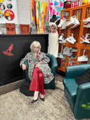 Leopard Coat with Red Hearts, Black Crosses & Brass Rivets - Reckless Swagger