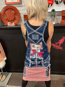 Levi Reworked Punk Overall Skirt - Reckless Swagger