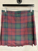 LINDSAY TARTAN HALFMOON SKIRT – WYND PLEATED MINI - Reckless Swagger