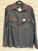 Liner Shirt "WILD ONES" rose and angel wings - Reckless Swagger