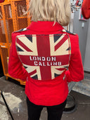London Calling Clash Jacket - British Flag Punk Rock Statement Piece - Reckless Swagger