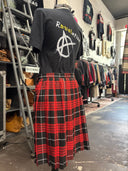 MACKQUEEN TARTAN SKIRT – MONO PLEATED MINI - Reckless Swagger