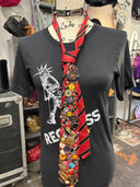 Necktie w/Vintage Buttons - Reckless Swagger