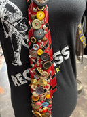 Necktie w/Vintage Buttons - Reckless Swagger