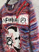 No Future Upcycled Sweater - Reckless Swagger