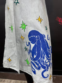 Octopus & Stars Painted Coat - Reckless Swagger
