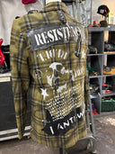 Olive Tartan Black Lthr - Reckless Swagger
