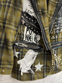 Olive Tartan Black Lthr - Reckless Swagger