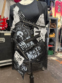 Once Punk Always Punk Mesh T-shirt with Patches - Reckless Swagger