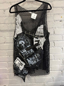Once Punk Always Punk Mesh T-shirt with Patches - Reckless Swagger