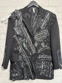 "Once Punk Always" Zip Blazer - Reckless Swagger