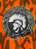 Orange Clash Chaos Anarchy Punk Blazer - Reckless Swagger