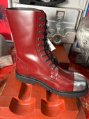 Original Commando Steel Cap Cherry Leather - Reckless Swagger
